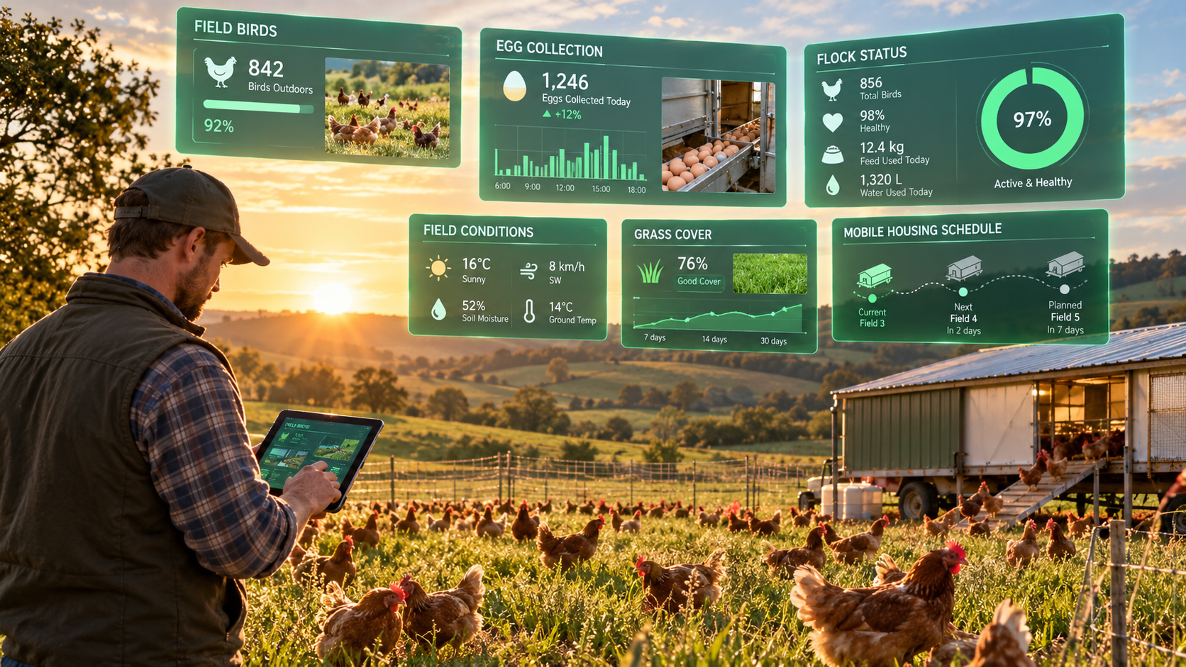 EggFlow tablet homepage banner